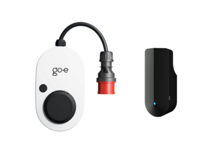 Go-e Gemini laddbox med Pulse P1 RJ12 lastbalansering ev-solution laddgrossisten